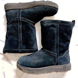 UGG classic short waterproof boots (black)